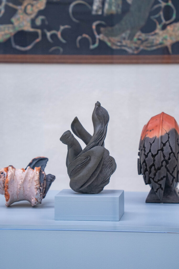Installation view of "Tōgei: Contemporary Japanese Ceramics" at AMOCA.